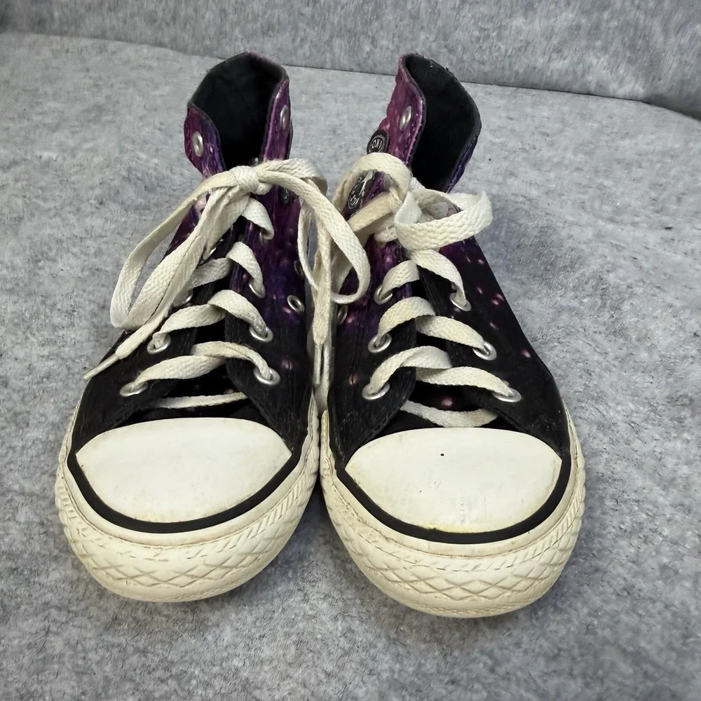 Converse All Star Purple Unicorn High‎ Tops Size 1Y